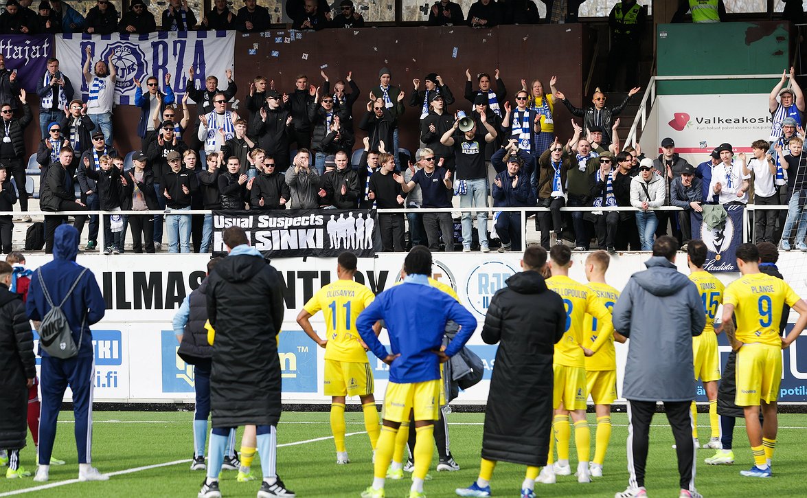 Bolt Arenan odotettu seisomakatsomo avautuu keskiviikon HJK-Gnistan -otteluun