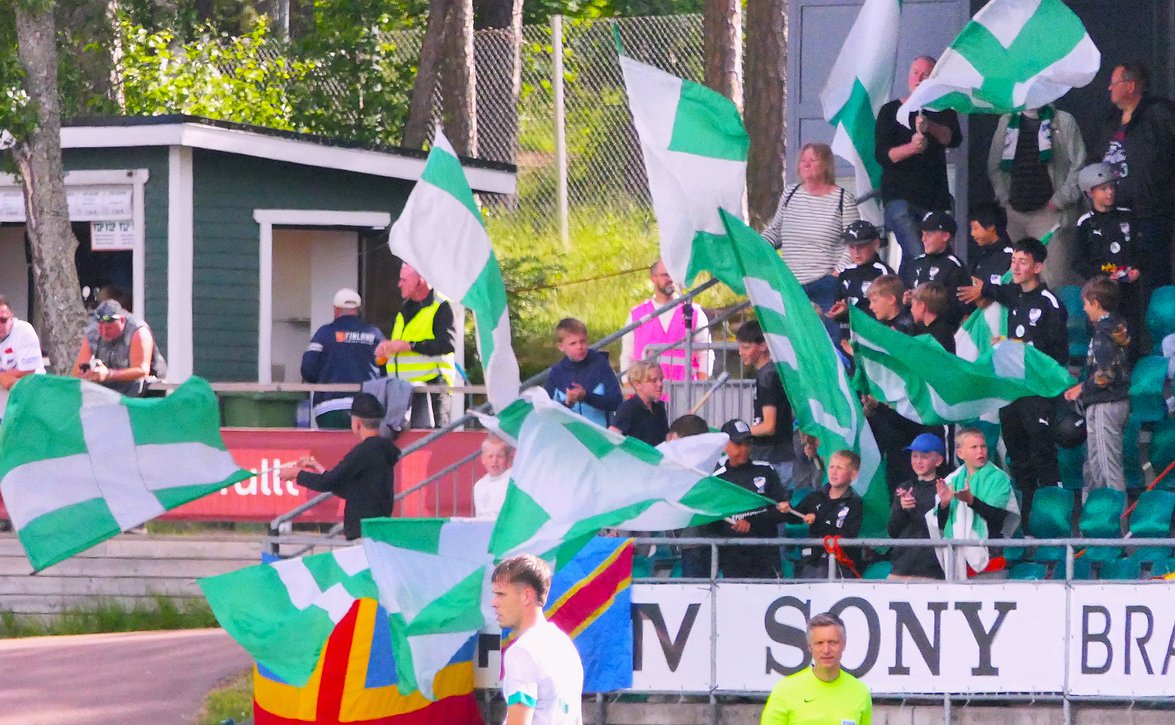 IFK Mariehamnin kannattajat Gnistanin kannattajien tueksi - haaste myös muille kannattajayhdistyksille